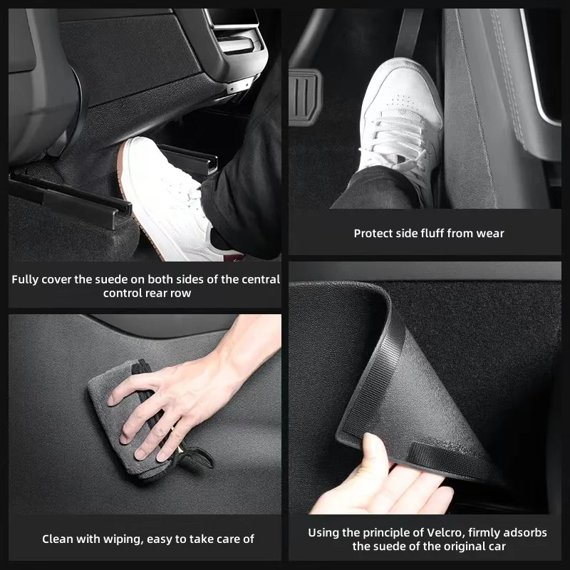 Juniper Central Control Side Anti-Kick Pad & Rear Air Vent Protector - Car Interior Accessories