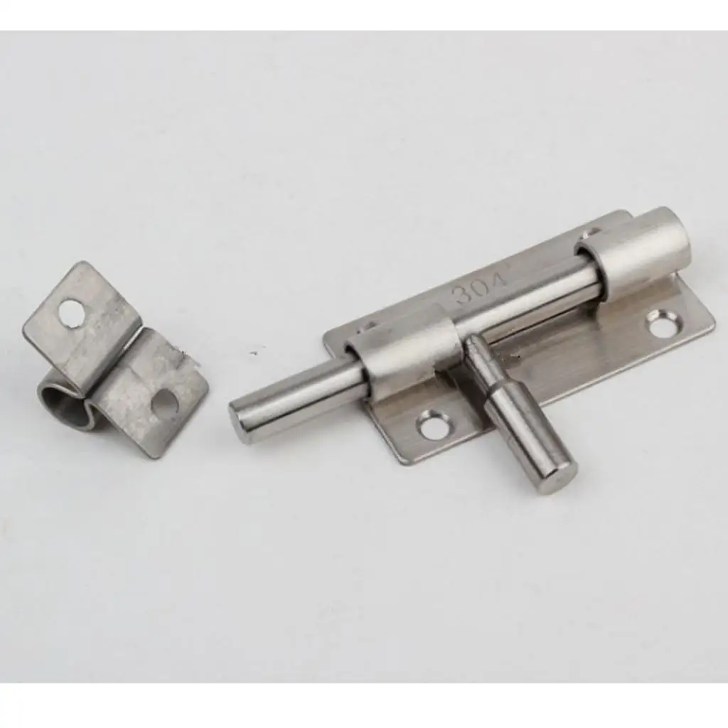 Door Latch Barrel Bolt Security Lock Clasp for Bedroom Bathroom Pet Cage