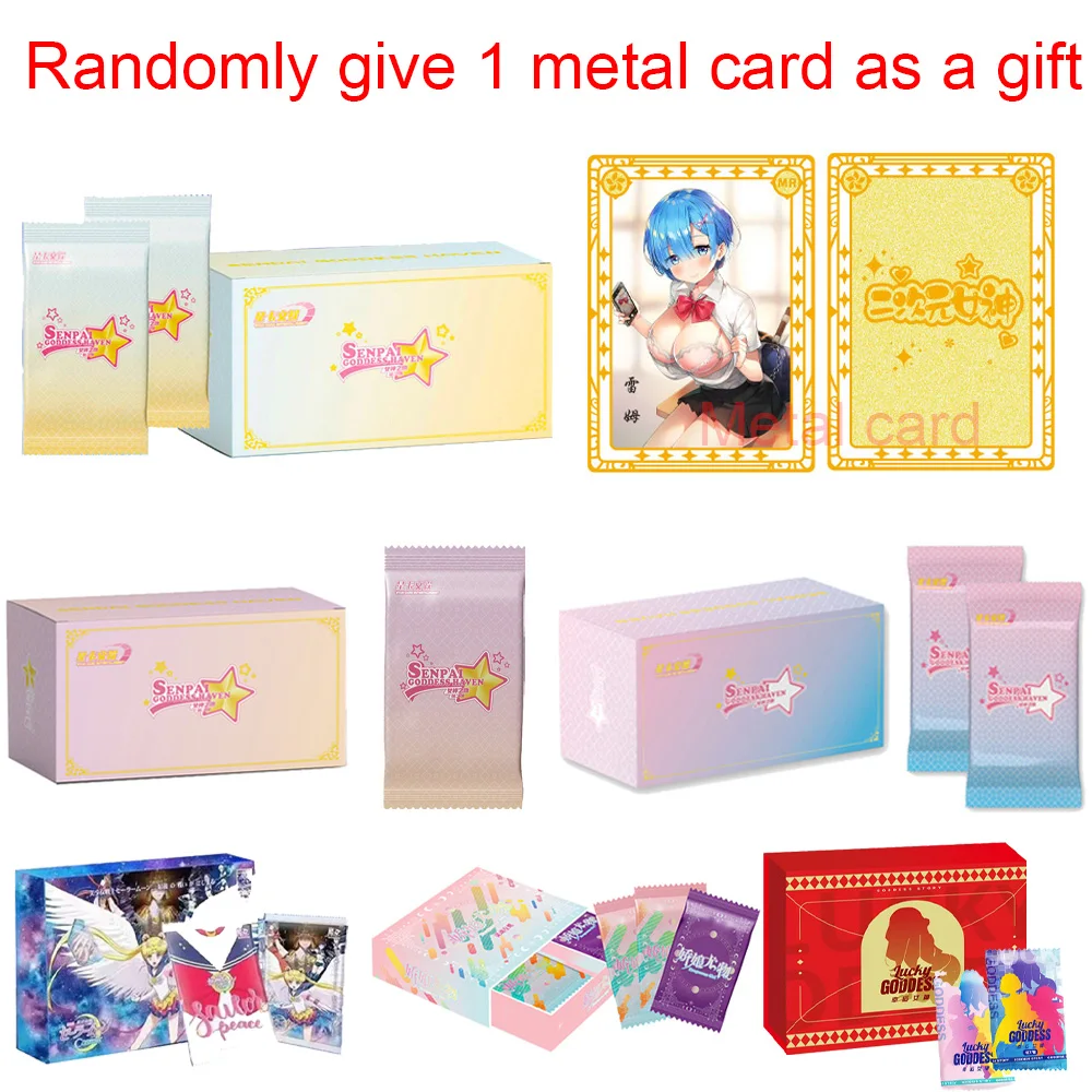 

Новый бустер истории богини коробка для карт TCG Женская коллекция купальник для девушек рождественское бикини Аниме подарок для детей хобби игрушки игра