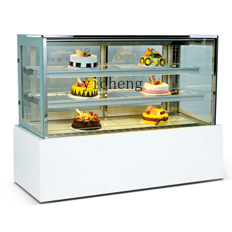 XL Cake Counter Baking Commercial Air-Cooled Mousse Bench Top Cabinet Fresh Chocolate Display Cabinet