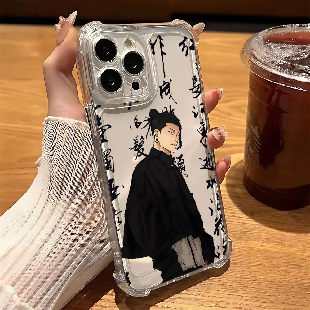 Sleek Black Gojo Fashion Jujutsu Kaisen Phone Case
