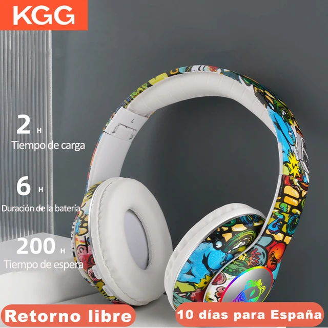 Auriculares inalámbricos con Bluetooth para niños, auriculares