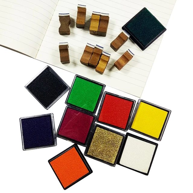 Assorted Ink Pads For Stamping Stamp Ink Padding Coloring Books Seal  Accessories Handmade Decor Scrapbooking Stationery