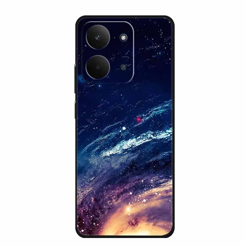 Sleek Black Silicone Soft TPU Phone Case - Protective Back Cover