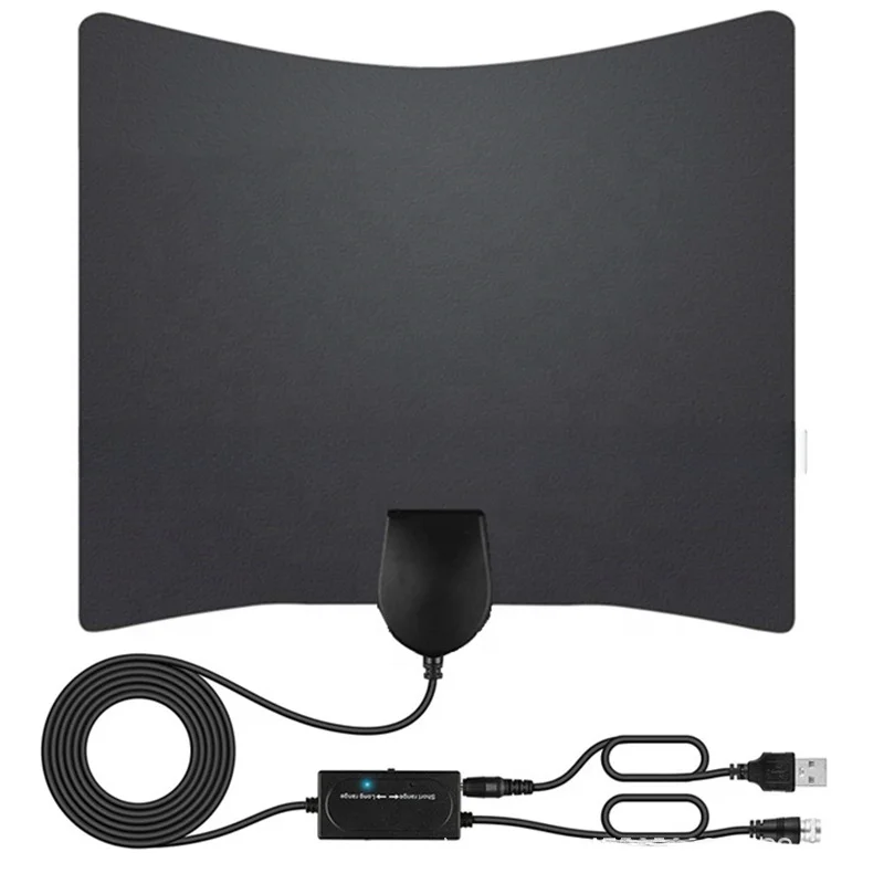 4K TV Antenna Indoor High-definition Digital TV Antenna Supports 4K 1080P VHF UHF TV Antenna kkmoon 16ch 1080p full high definition hybrid ahd onvif ip analog tvi cvi dvr цифровой видеорегистратор cctv dvr