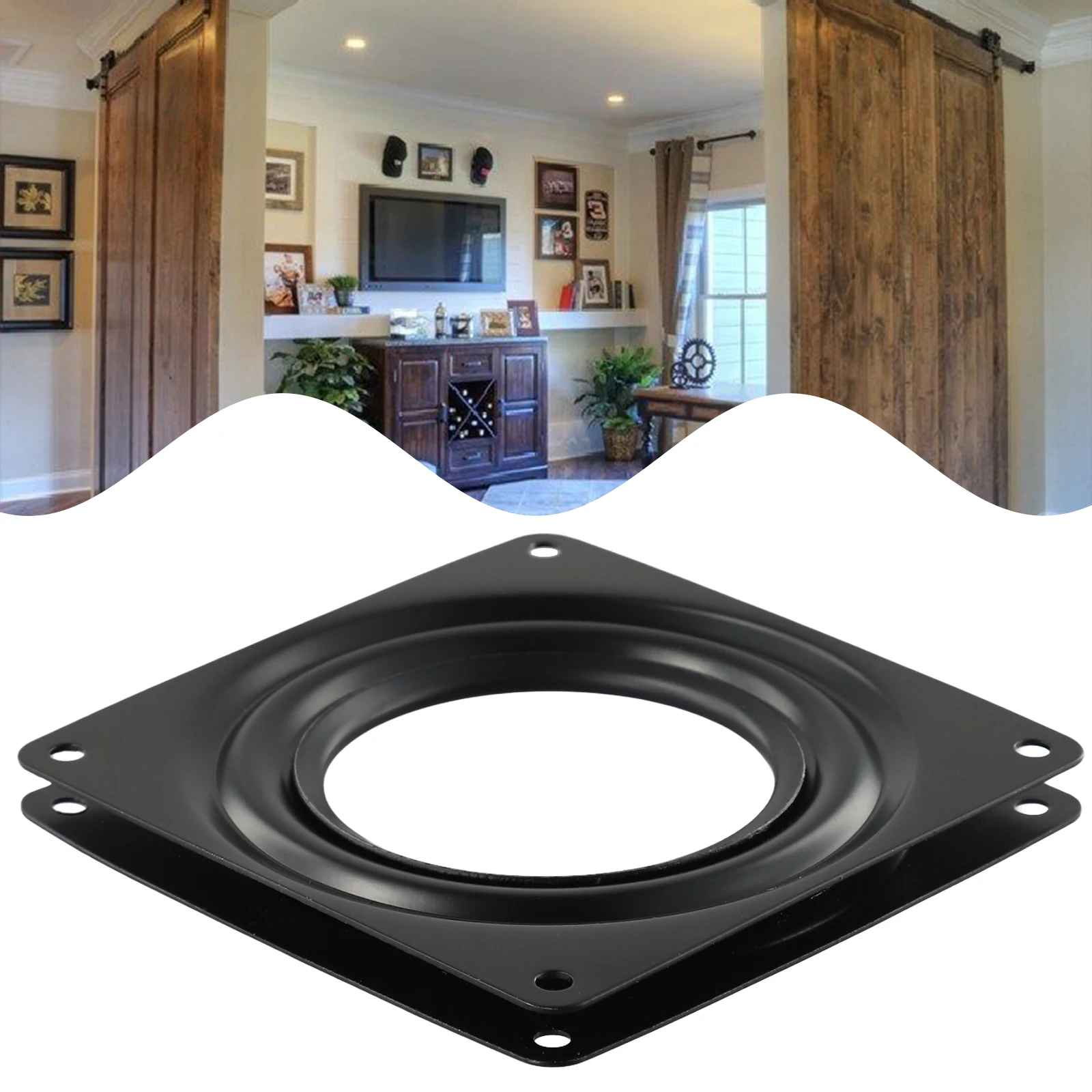 Description Picture 2 of itemRolling Bearing Turntable Degree Metal Bearing Rotating Swivel Turntable Plate For Desk Table Rotating Display Stand