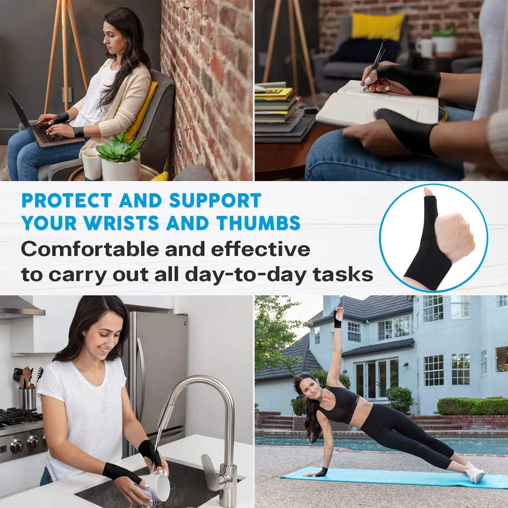 Wrist Brace Wrist Guard Thumb Splint 1Pcs Wrist Thumb Support Braces for Relief Pain Carpal Tunnel Arthritis Thumb Fits Both Hands Lightweight Stabilizer Support