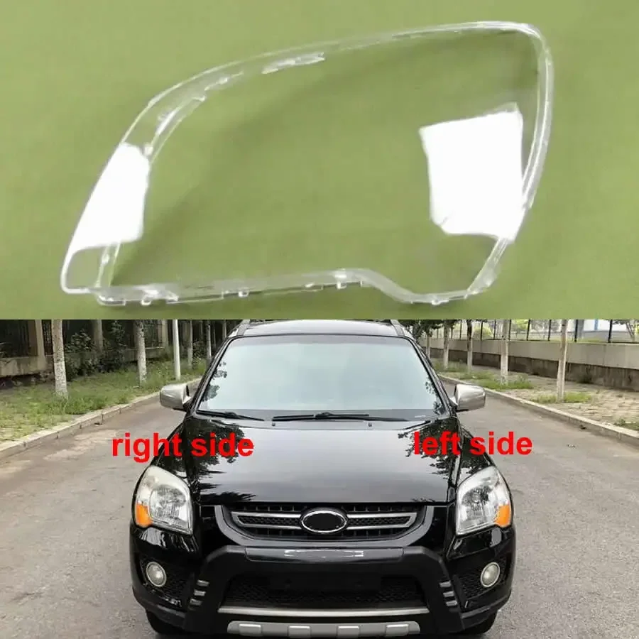 

Прозрачный Абажур для передних фар Kia Sportage из оргстекла 2007 2008 2009 2010 2011 2012