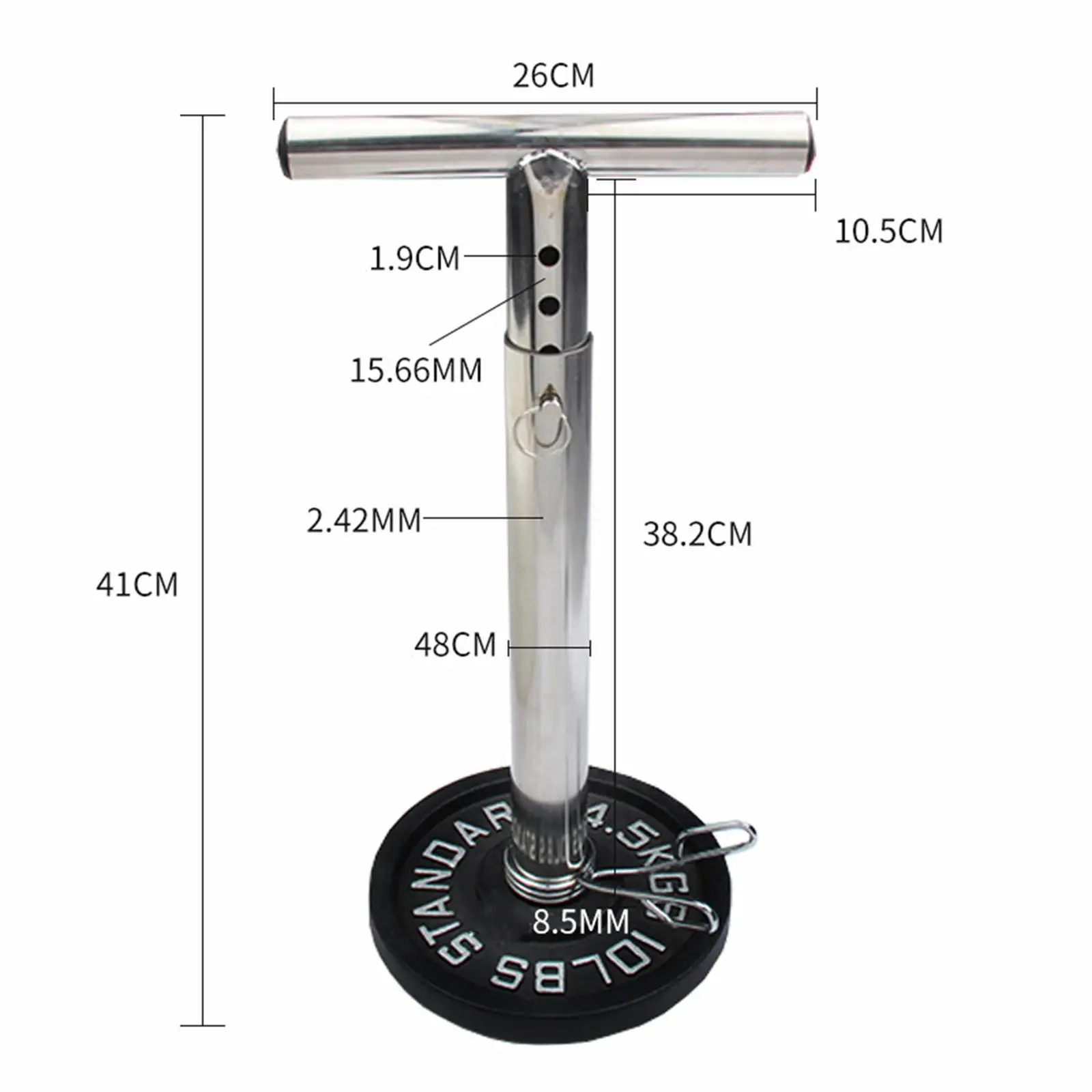 Kettlebell Handle Barbell Hip Trainer Kettlebell Push up Comfortable Kettlebell Bar for Fitness Gym Weightlifting Workout Indoor