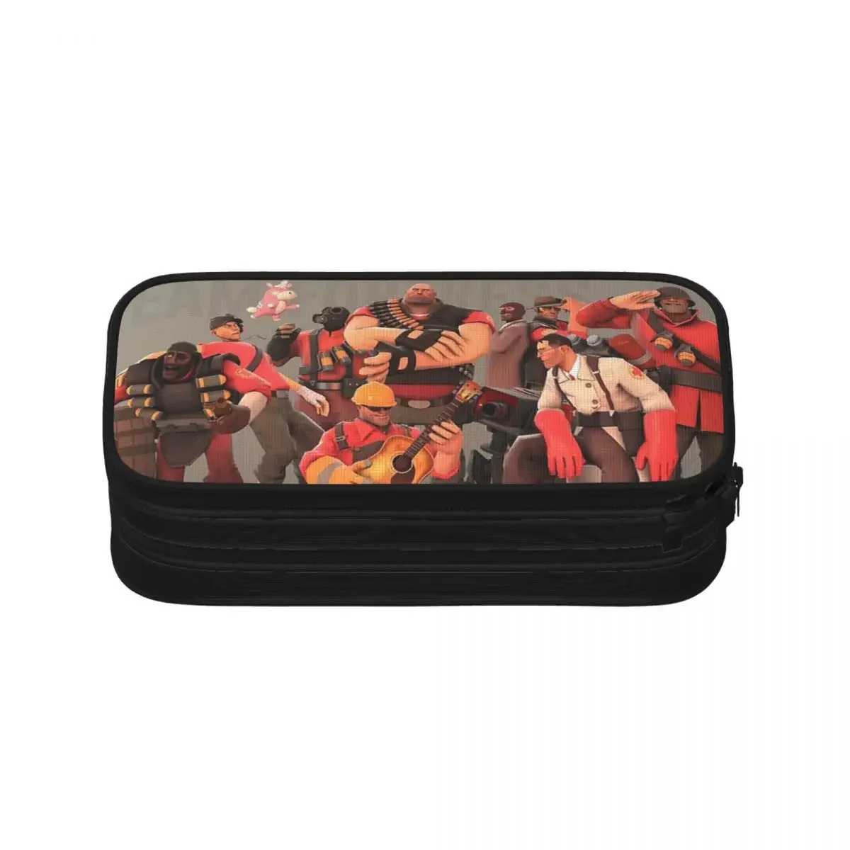Team Fortress 2 Guitar Pencil Cases Big Capacity Pen Bags Pen Box Pencil Pouch For Boys Girls Students Stationery School Office 3