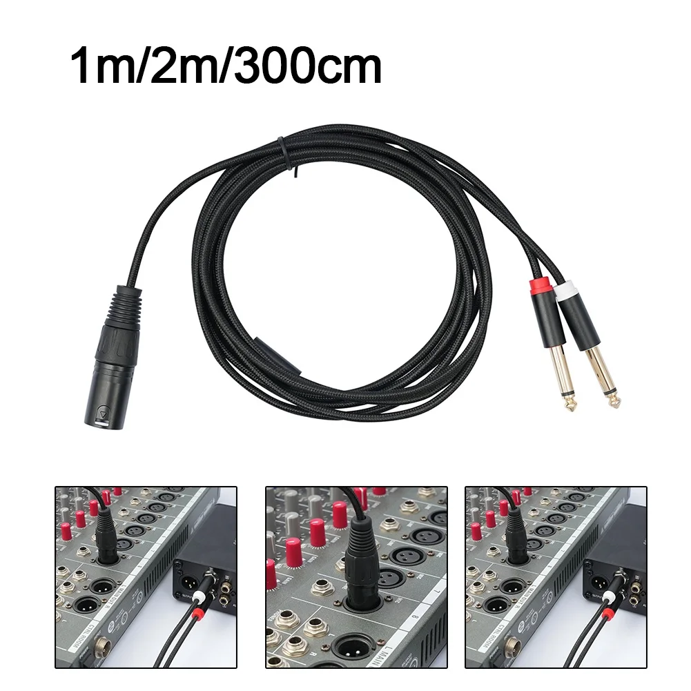

1pc Mixing Console Speaker Connection Cable Premium Gold-plated Y-type Audio Cable For Seamless Connection And Superior