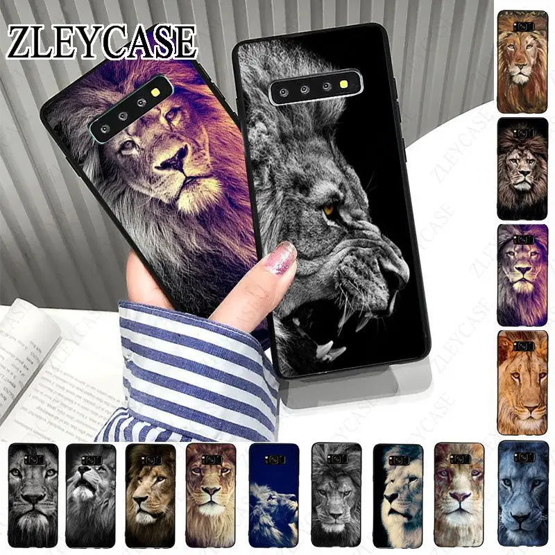 Lion Alpha Maschio Cub Soft Shell Cover Per Samsung Galaxy Note9 Note10Plus Note20Ultra S23 S21Fe S22Plus S24Ultra S20Fe Case