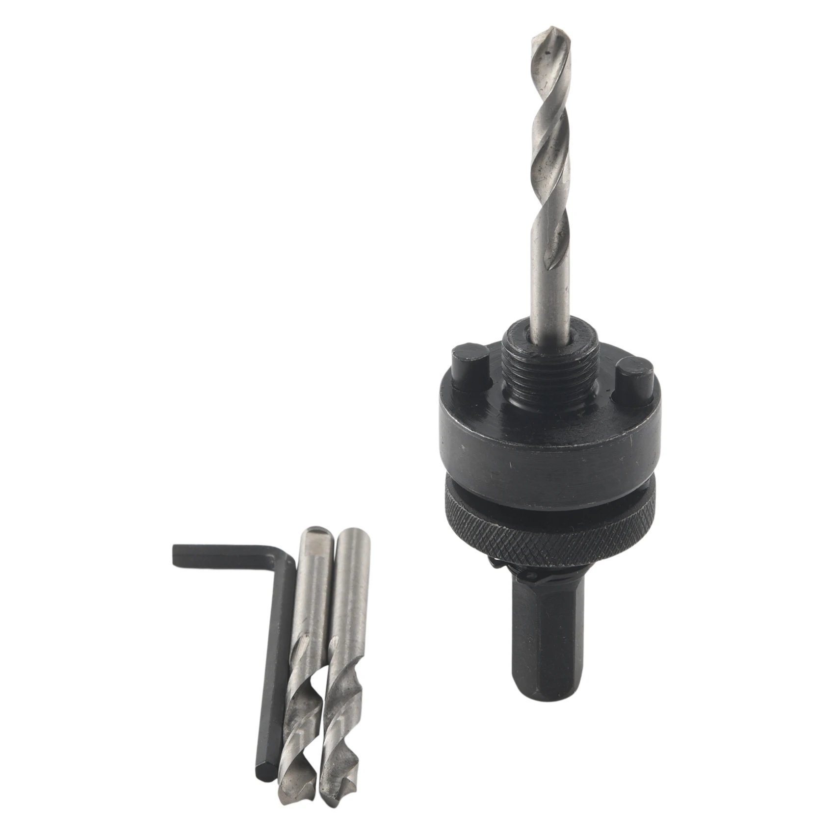 

7/16 Inch Hex Hole Saw Arbor, Fits 1-1/4 Inch To 6 Inch Hole Saw Quick Change Heavy Duty Alloy-Steel Mandrel with 3 1/4 Inch
