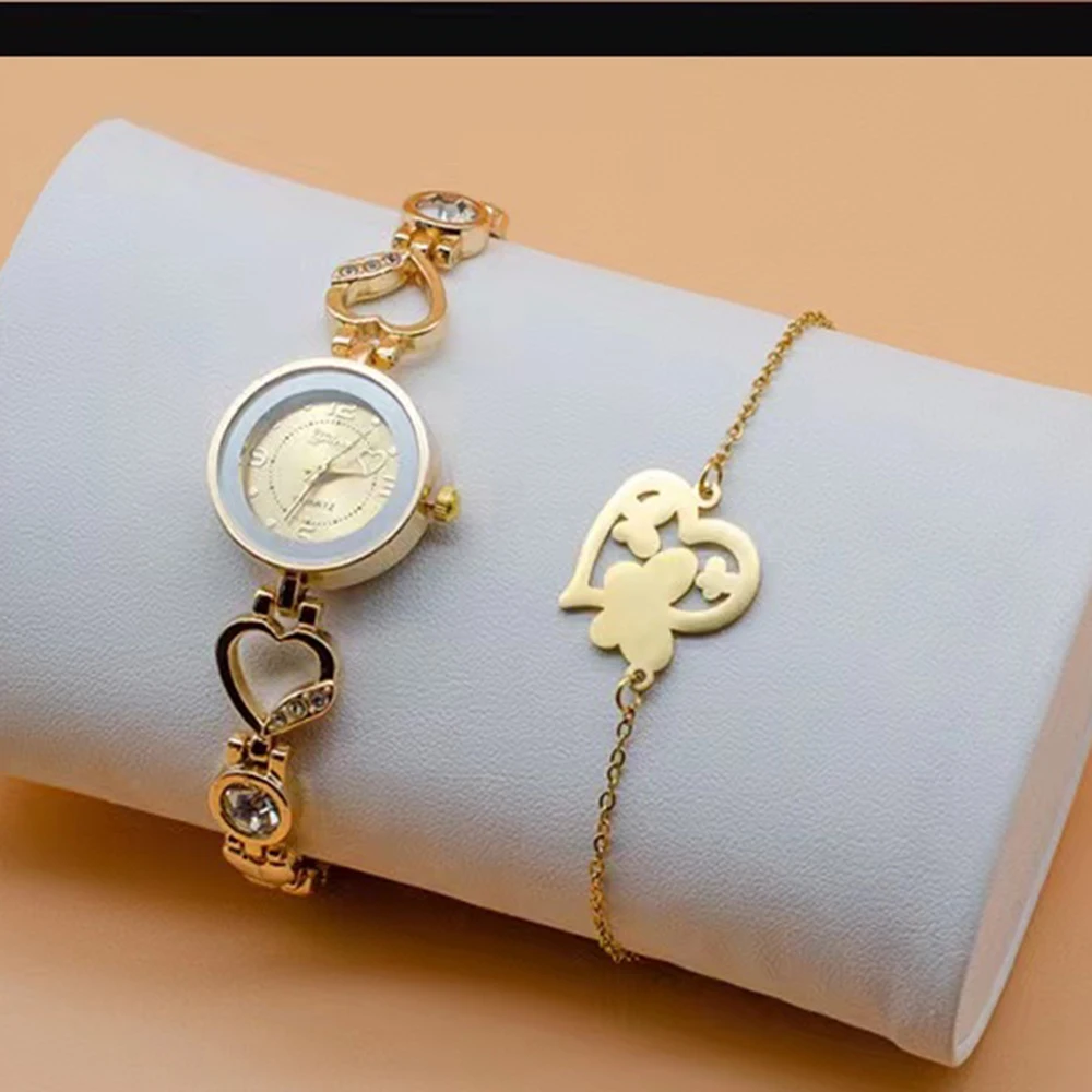 TD® Coffret Cadeau Chaine Pendentif Bracelet Cadeau Montre à