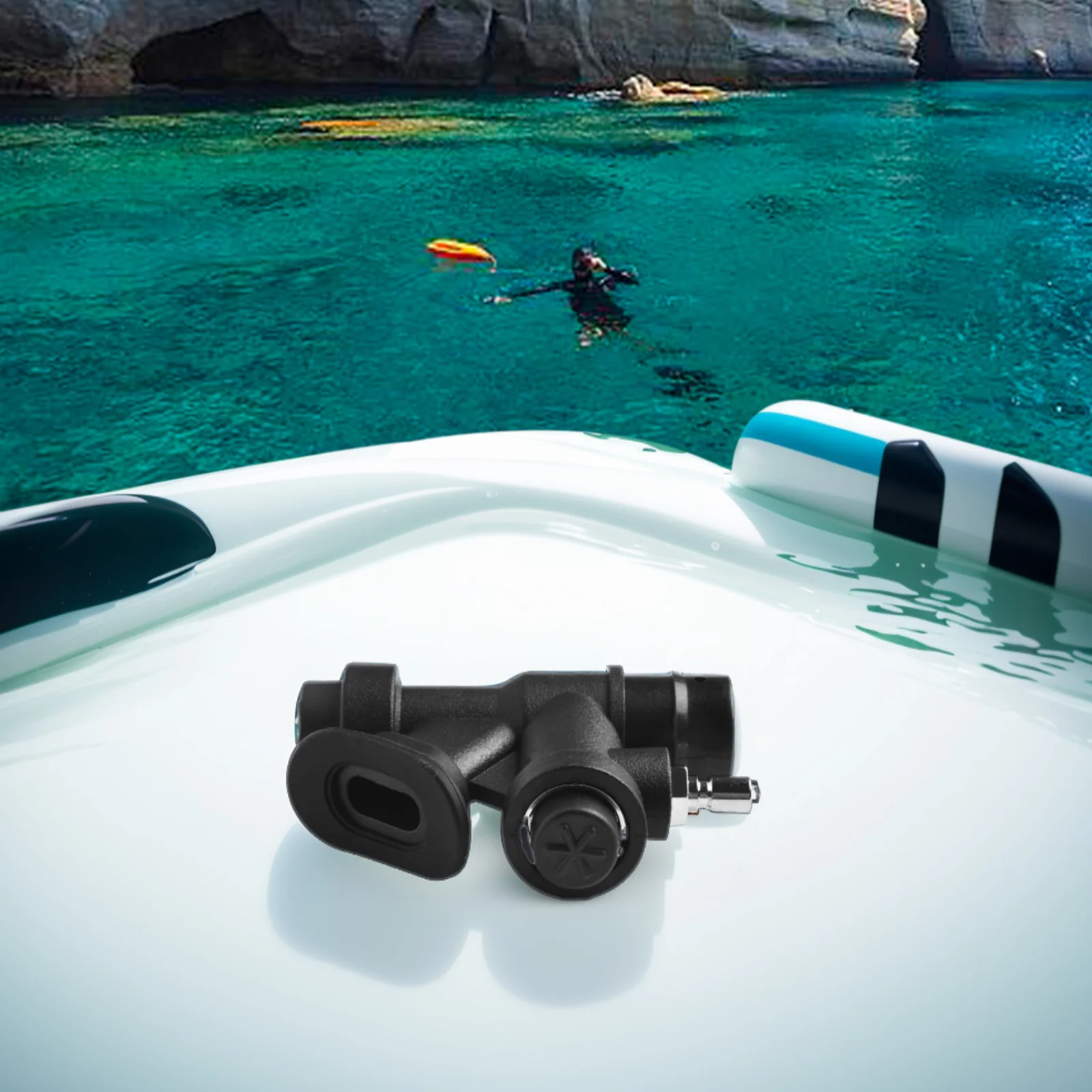 Cable Tie Oral Power Inflator K-type Oral Inflator Power Scuba Diving 65x100mm K-Type Compensator