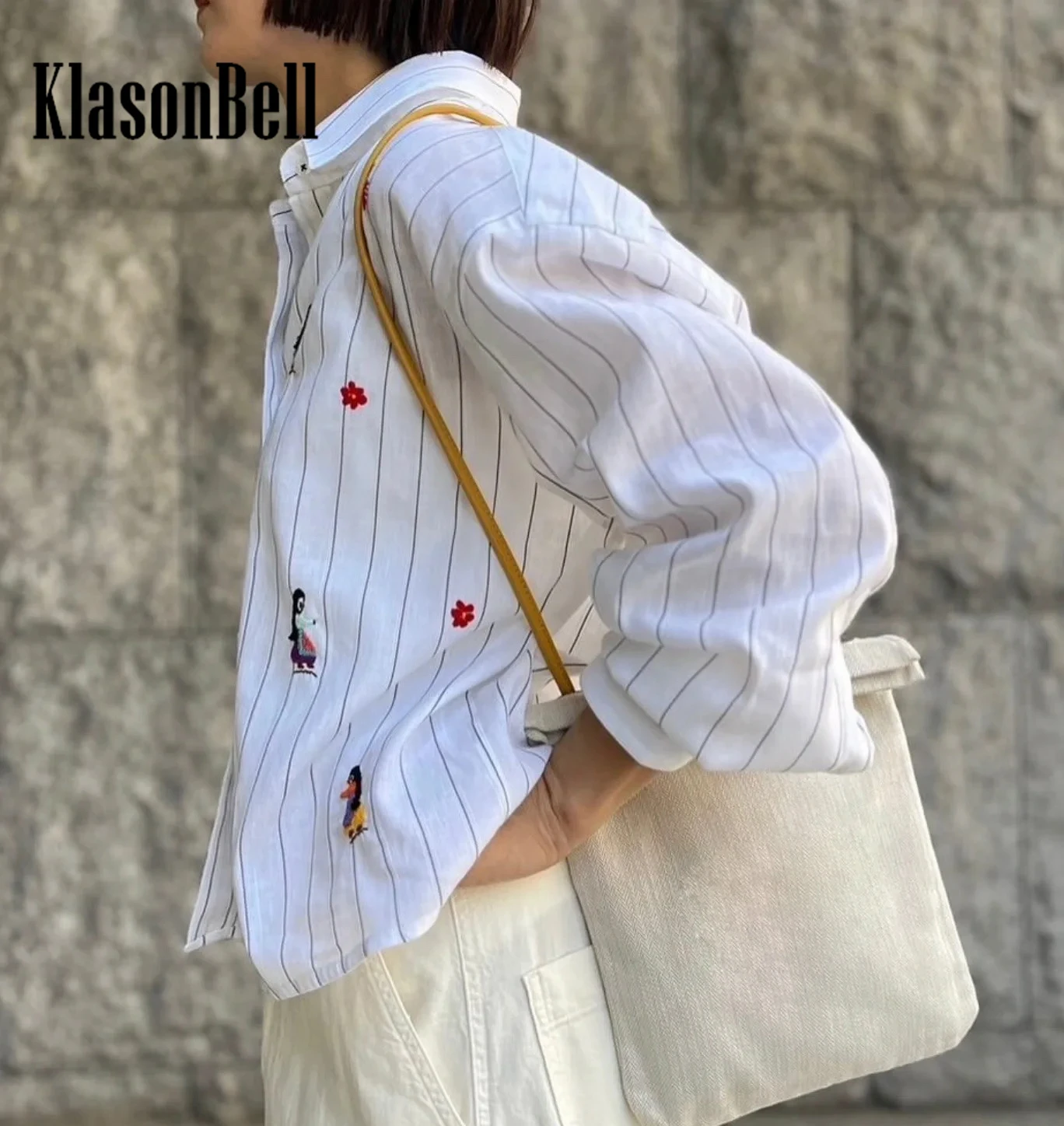 Illustrated Stripe Shirt