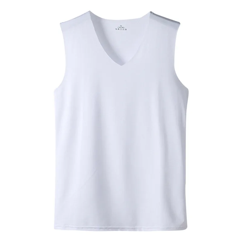 Men' Multi Color Sleeveless Vest Ice Silk