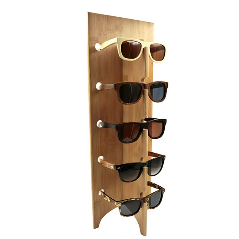 

2022 New Wooden Glasses Display Shelf Wood Sunglasses Bracket Cabinet Woman Man Optical store Stand Rack