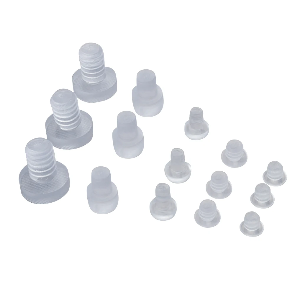 100/50/20/10Pcs Clear Rubber Embedded Furniture Bumper Table Chair Leg Feet Bottom Glide Slide Pad Floor Protector Shockproof Furniture gliders furniture foot mats chair leg protector furniture foot protector furniture leg pads furniture leg caps rubber furniture feet pads furniture feet