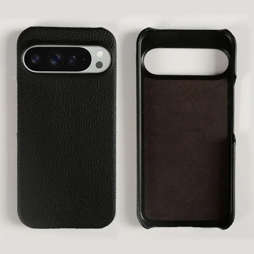 Vintage Genuine Leather Aesthetic Phone Case Cover
