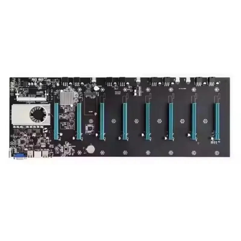 BTC-T37/BTC-S37/BTC-D37 콤보 8 GPU 리그 섀시 마더보드 4팬 CPU PCIE 16X 4포트 USB2.0 DDR3 Sodimm 슬롯 SATA 싱글