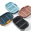 Bathroom Soap Holder Wall Mount Wall Mounted Draining Soap Saver For Bathroom Tile Soap Dish Soap Self-Adhesive Bathroom 2