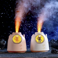 New Astronaut Air Humidifier 260ml Electric Ultrasonic Aroma Essential Oil Diffuser Colorful LED Light USB Mist Sprayer Gifts 1