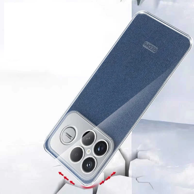 Ultra Thin Clear Soft TPU Camera Protection Back Phone Case Cover