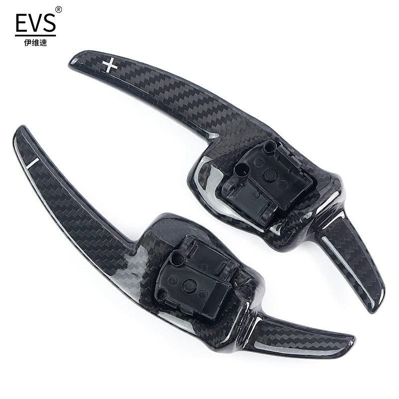 스티어링 휠 카본 파이버 패들 시프트, 골프 6 티구안 MK5 MK6 제타 GTI R20 R36 CC 시로코 차량용 액세서리 호환