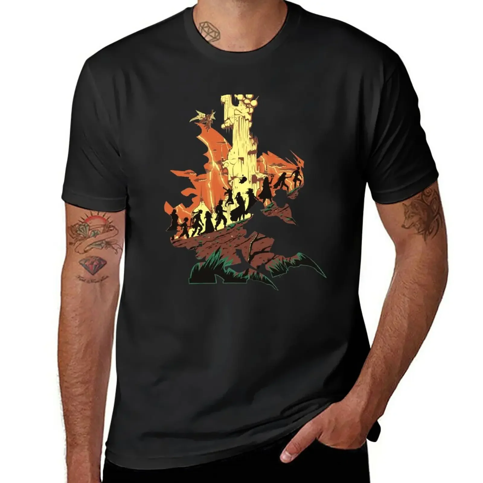 

UNFINISHED RUIN T-Shirt plus size tops sports fans men t shirt
