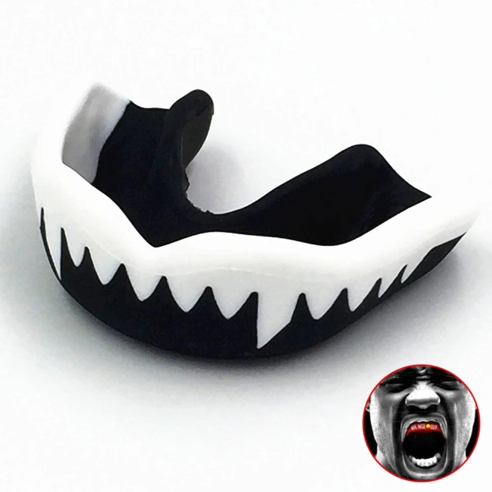 Sport ústa stráž zubů ochránce děti dospělé mouthguard zub ortéza basketbal rugby box karate přístroj cvičný letoun