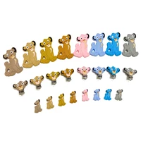 1/3/10pcs New Simba Silicone Beads Teether Food-Grade Chewing Teeth Bead DIY Nipple Chain Jewelry Accessories 2