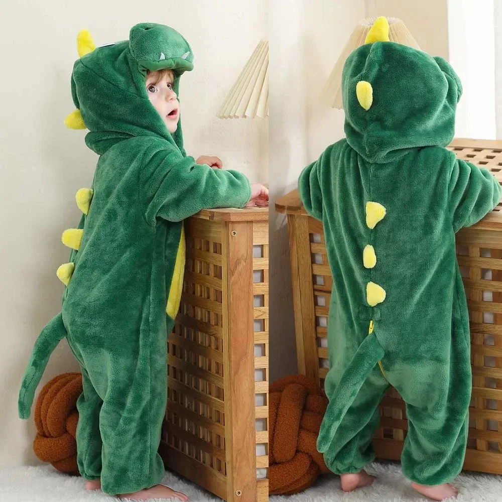 Kids Pajamas Kigurumi Cat Onesie Unicorn for Children Winter