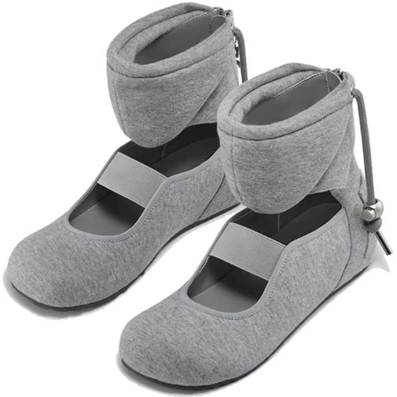 

Балетки женские с круглым носком, ремни на Плоском Каблуке, балетки с кисточками, на пуговицах, однотонные