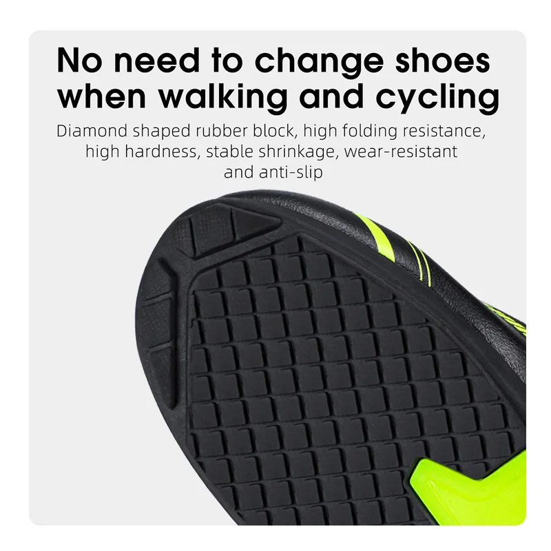 WEST BIKING MTB Cycling Sneaker Adjustable Rotating Lacing Road Bike Flat Anti-Slip Shoes Professional Outdoor Sport Shoes