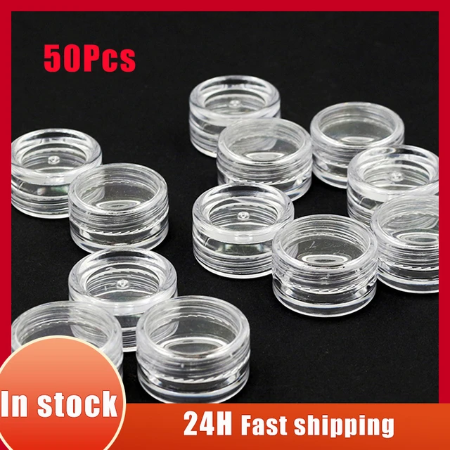 Clear Plastic Column Bead Containers Seed Beads Storage Box for