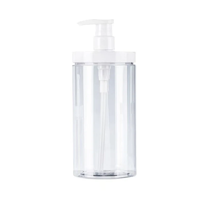 Premium Refillable Wide Mouth Pump Bottle Dispenser for Travel and Shower Soap Storage (500/1000ml)