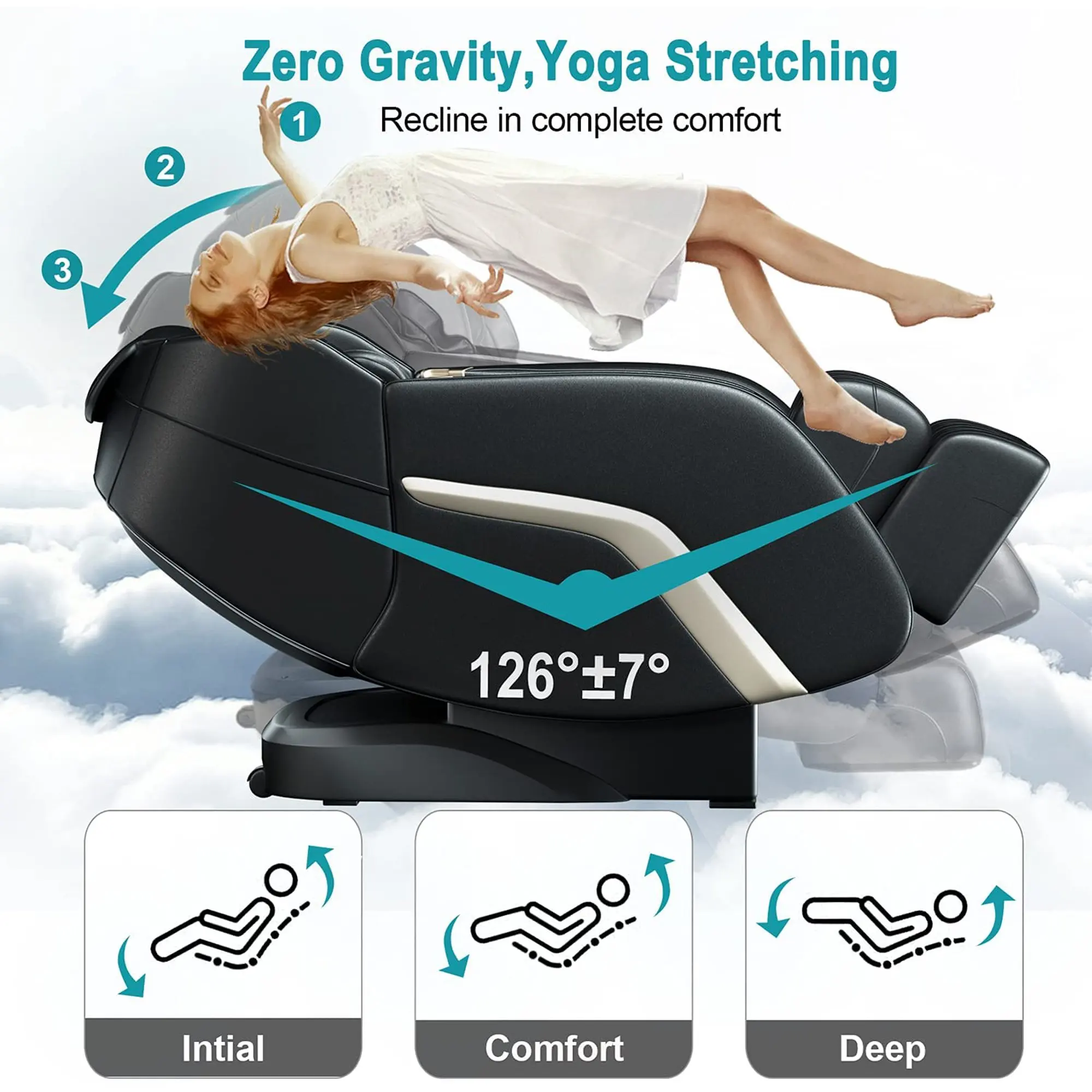 2 Year Warranty 4D SL Airbag Zero Gravity full body Massage Chair Home 3D Office Foot Roller Shiatsu Office Chair Massage Sofa 6