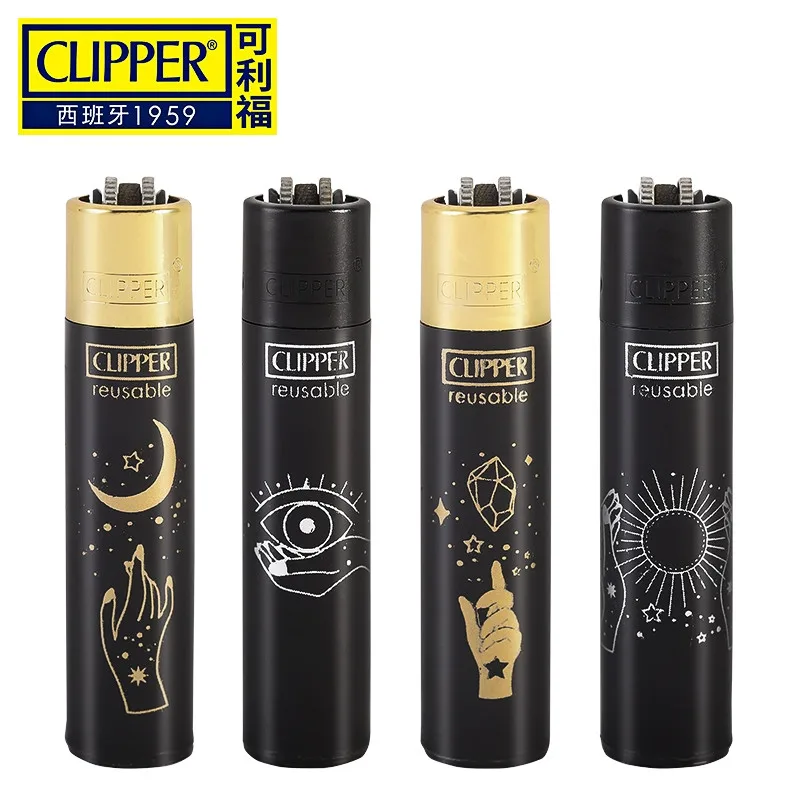 Clipper Original Butane Gas Lighter Mystery Star Disc Butane Torch