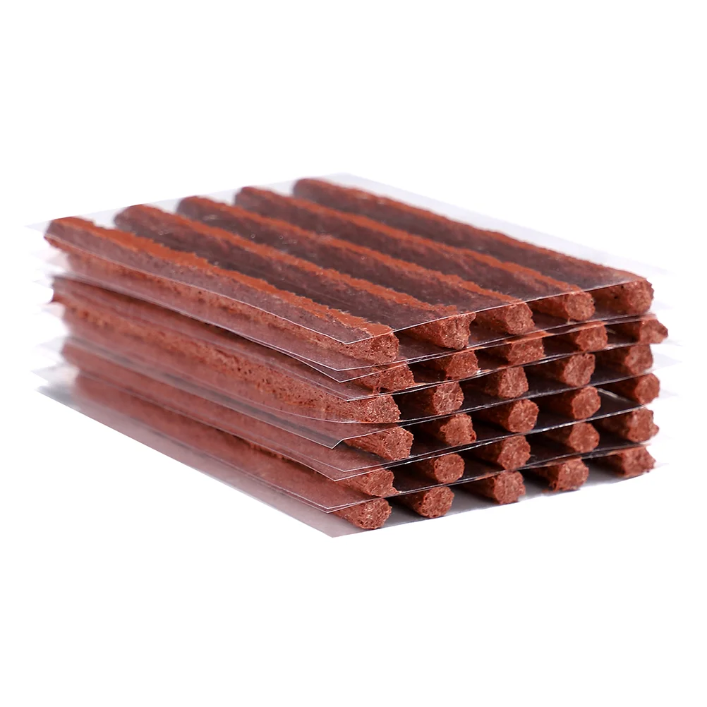 

100 Pcs Motorcycle Tire Repair Strip Sealers Rubber Strips Tools Ceramic Tile Puncture