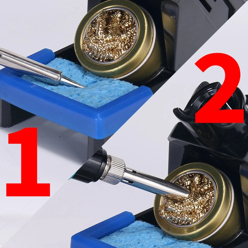 YIHUA Universal Soldering Iron Stand Replacement Soldering Holder High Temperature Resistance With Welding Cleaning Sponge Pads 2