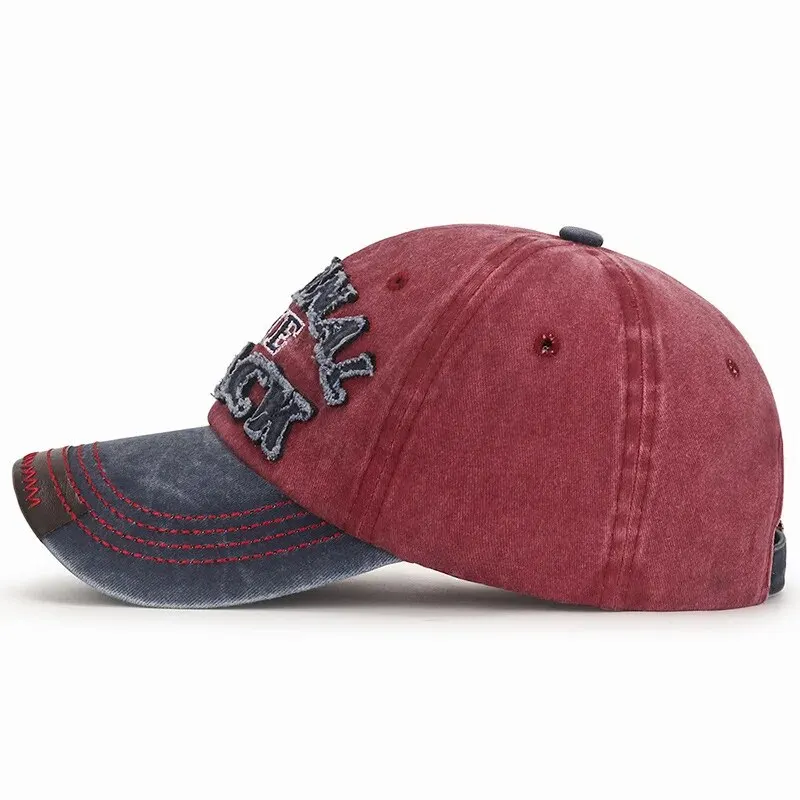 Baseball Cap Outdoor Sports Wash Embroidery Patch Letter Sunscreen Sunshade Cotton Spring And Autumn baseball cap,baseball hats,baseball caps