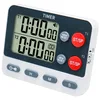 Digital Kitchen Timer 3 Storage Memories Timer Dual groups Independent/Alternating cycle timing Alarm Clock Mute Flashing Timer 6