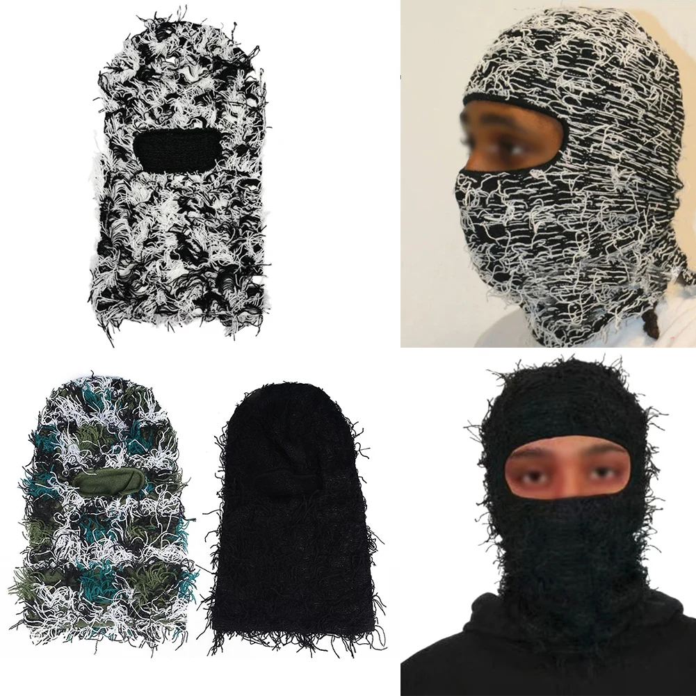 

Soft Windproof Balaclava Knitted Cap Stay Warm And Protected Bandana Balaclava For Men Women Winter Skiing Cycling Accessories