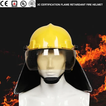 ABS Fire più nuovo Design CE casco di sicurezza in stile coreano per vigili del fuoco pompiere con maschera di protezione per il salvataggio di emergenza