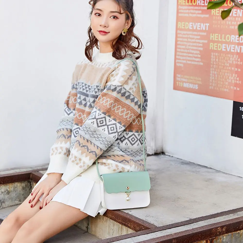 

Portable Sweet Shoulder Bag Outdoor All-match Travel Korean Style Bag Women Handbags Crossbody Bags Pearl Pendant