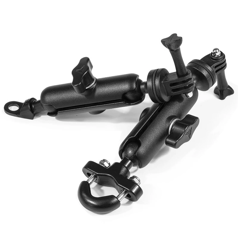 Support caméra action 360° guidon/rétro - Alliage aluminium