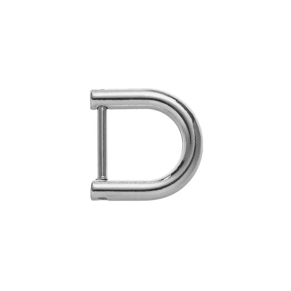 금속 분리형 개방형 나사 D 링 버클 걸쇠, 가죽 공예 가방 스트랩 벨트 핸들, 어깨 웨빙 DIY용 걸쇠, 12-25mm