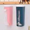 JJYY Punch-free Kitchen Flip Garbage Bag Storage Box Plastic Bag Finishing Storage Box Bag Detachable Wall-mounted Storage 4