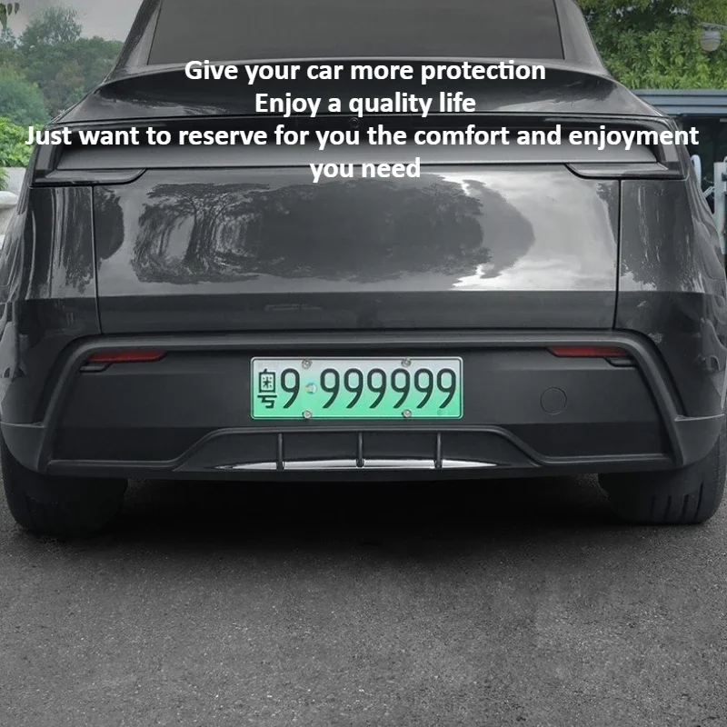 Carbon Fiber Pattern Rear Spoiler Protector Guard